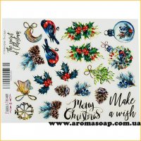 Set of stickers (stickers) 051 The spirit of christmas