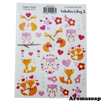 Set of stickers (stickers) 093 Valentines day 5 25 pc