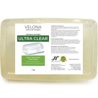 Мыльная основа Velona Ultra Clear sls free прозрачная, 1 кг