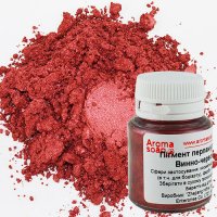 Pearlescent wine red pigment