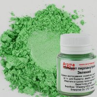 Pearlescent green pigment