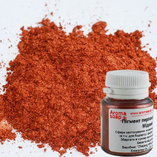 Pearlescent copper pigment