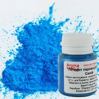 Pearl blue pigment