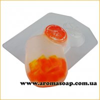 Cocktail with orange 95 g Plastic mold