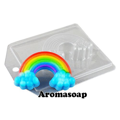 Rainbow in the clouds 37 g plastic mold