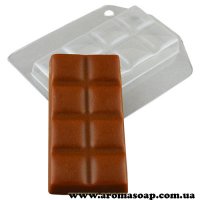 Chocolate bar 01 75 g plastic mold