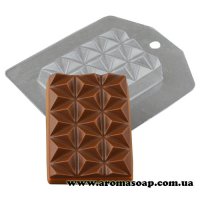 Chocolate bar 03 75 g plastic mold