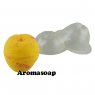 Sphere for bath bombs Apple 107 g plastic mold