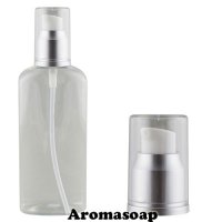 Flat bottle 150 ml + aluminum dispenser