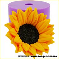 Sunflower large 3D silicone mold