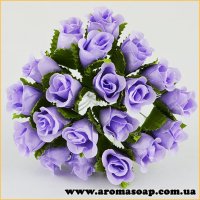 Decorative lilac rosebuds 20 pcs