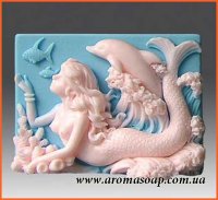 Mermaid silicone mold
