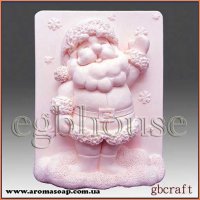 Santa and Snow silicone mold