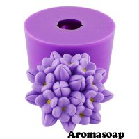 Lilac bunch large 3D 54 g silicone mold