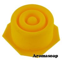 Silicone mold for soap Cylinder with circles