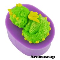 Dragon Baby Sleeping 3D 36 g Silicone Mold