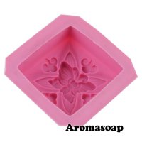 Soap mold Butterfly on a flower