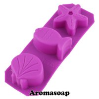 Sea Trio Soap Form