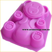 Силиконовая форма Мишка Барни большой