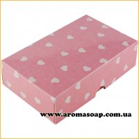 Pink sweet box with hearts