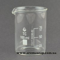 Glass glass with spout 100 ml