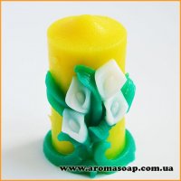 Candle Bouquet of callas 3D silicone mold