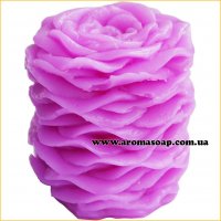 Candle of rose petals 3D silicone mold