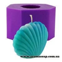 Candle pearl shell 3D silicone mold