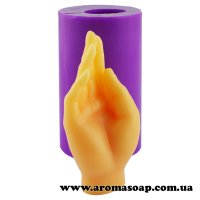 Candle hand 02 3D silicone mold