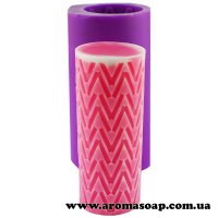 Candle tube pattern 02 3d silicone mold