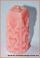 Candle oriental pattern 3D silicone mold
