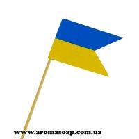 Decor on a stick Flag of Ukraine