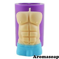 Candle man image 01 100 g 3D silicone elite form