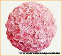 Flower ball 3D silicone mold