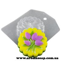 Tulips in a bouquet 55 g plastic mold