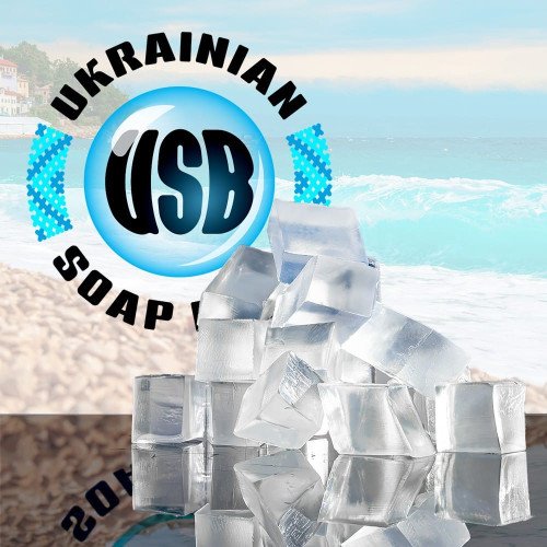 Мильна основа UkrainianSoapBase Морська сіль прозора, Україна